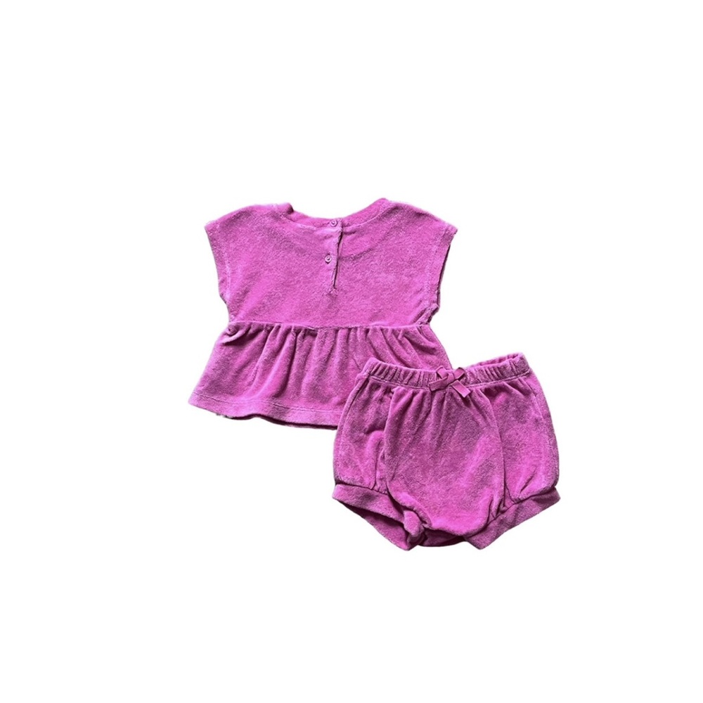 Girls 6-12 Hot Pink Dress/Pants Outfit Set